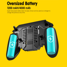 MEMO AK77 Ventilador del Refrigerador del TeléFono del Gatillo del Juego Controlador de Juegos Controlador Pubg con Ventilador Joystick Disparador