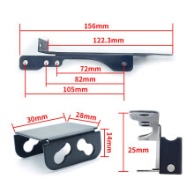 Dual Fans Mount Rack Cooling Heatsink PCI Slot Bracket Ondersteuning 80 MM/90 MM/120 MM Ventilator voor Grafische Video Koelventilator