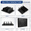 Vaydeer Laptop Stand Vertical Computer Stand Vertical Desktop Stand Space-Saving Desktop Storage Rack Desktop Stand (3 Slots) 6