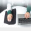 Solid Geometry Mouse Pad Large Size Composite PU + ABS Hard Mouse Wrist Pad to Prevent Wrist Damage Office Game Mat 8