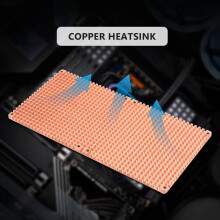 Voor RTX 3060 3080 3090 Backplane Zuiver Koper Koellichaam Grafische Kaart Geheugen Extra Radiator 90X180MM (4Mm)