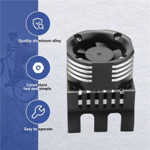 Dissipateur Thermique de Ventilateur de Refroidissement de Moteur de 42 Mm avec LumièRe LED pour 1/10 E-Maxx E-Revo Summit Arrma 1/8 Kraton