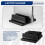 Vaydeer Laptop Stand Vertical Computer Stand Vertical Desktop Stand Space-Saving Desktop Storage Rack Desktop Stand (3 Slots) 5