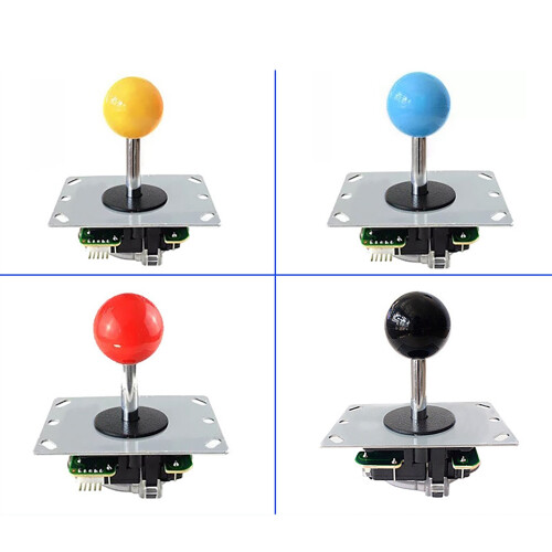 Arcade Joystick Controller Joystick Joystick with Circuit Board 5P Pin Without Light Joystick Game Console Handle I 2