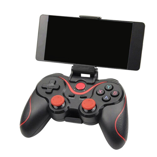 Wireless Android Gamepad T3 X3 Wireless Joystick Game Controller  BT3.0 Joystick for Mobile Phone PC TV Holder