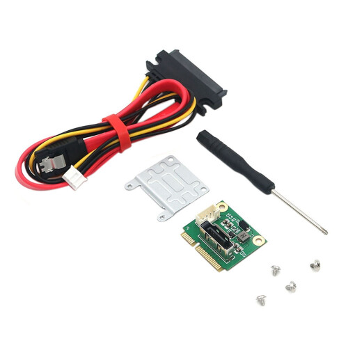 Placa Adaptadora MSATA para  de 2,5 Polegadas com Cabo Adaptador FêMea de 2,0 PH  para SATA7 + 15 (5 V de AlimentaçãO) 1