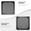 140Mm Desktop Computer Case Ventilator Stoffilter Grills Stofdichte Case Cover met Schroeven, Aluminium Frame Mesh, 4 Pack 3