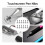 12Pcs Universal Tip Capacitive Stylus Touch Screen Pen Nibs Silicone Replacement Pencil Tip for Tablet Mobile Phone 7