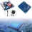 12V 4-Draads Hogetemperatuurventilator Temperatuurregeling Snelheidsregelaar CPU-Module Temperatuuralarm PWM PC CPU 4