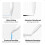 8 Pack Replacement Tip for  Pencil Nibs for  Pencil 1St & 2Nd Generation (White) 3