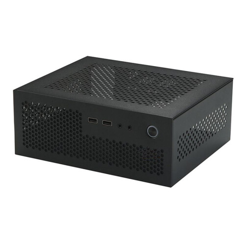 A09 HTPC-ComputergehäUse -ITX-Gaming-PC-GehäUse Desktop-GehäUse USB2.0-ComputergehäUse HeimcomputergehäUse Silber 1