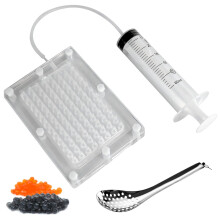 Molecular Gastronomy Kit with Caviar Maker Set, Makes 96 Spheres, Precision Droplet Control, DIY Pearls