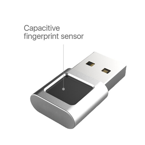 USB Fingerprint Reader Module Device Biometric Scanner for Windows 10/11/Hello Dongle Laptops PC Security Key USB