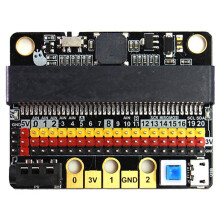 FüR Microbit Erweiterungsplatine IOBIT V2.0 Micro:Bit Horizontale Adapterplatinenplatte Grund- und Sekundarschulen