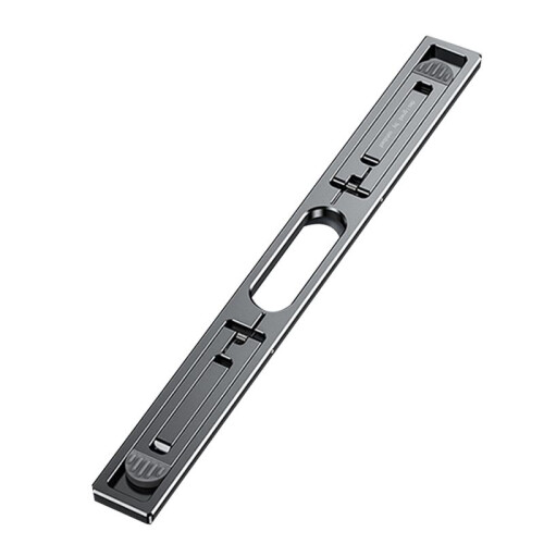 Aluminum Vertical Laptop Stand for  Air Pro Adjustable Holder Riser Foldable Portable Notebook Stand Gray 1