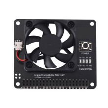 Argon FAN HAT für Raspberry Pi 4B 3B+ 3B PWM Softwaresteuerung LüFterfunktion Power Button Passend für Argon NEO Case für Pi 4