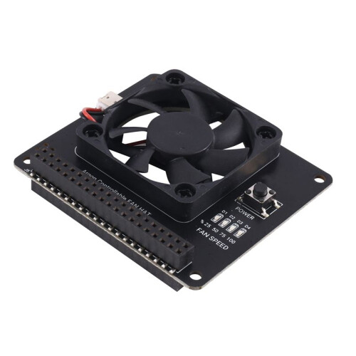 Argon FAN HAT for Raspberry Pi 4B 3B+ 3B PWM Software Control Fan Function Power Button Fit for Argon NEO Case for Pi 4 2