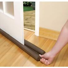 36 Inch Door Draft Stopper Under Door Seal, Adjustable DoubleSided Draft Guard for Energy Saving and Noise Reduction – Brown