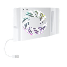 Aolion Ventilador de Resfriamento de Console para PS5 Slim Ventilador de Resfriamento com Controle de Temperatura Unidade Óptica Edição Digital