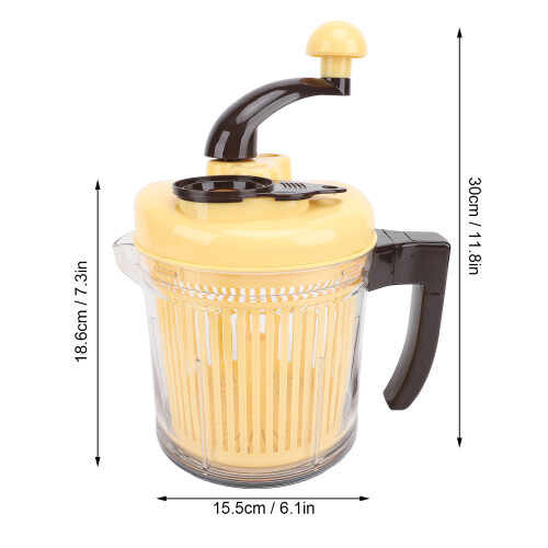 Three Gear robot culinaire de 2500 ml 15,5x18,6x30 cm 1