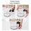 Three Gear robot culinaire de 2500 ml 15,5x18,6x30 cm 10