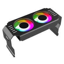 D50 ARGB Sync Heatsink Cooler 4Pin Geheugenmodule Koeling Dubbele Ventilatoren ARGB Licht Geheugenkoeling Koeler Radiator B