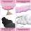 3Pcs Cloud Wrist Rest Keyboard Set Mouse Pad Wrist Support Set Ergonomic Memory Foam for Home Office Laptop Computer 3