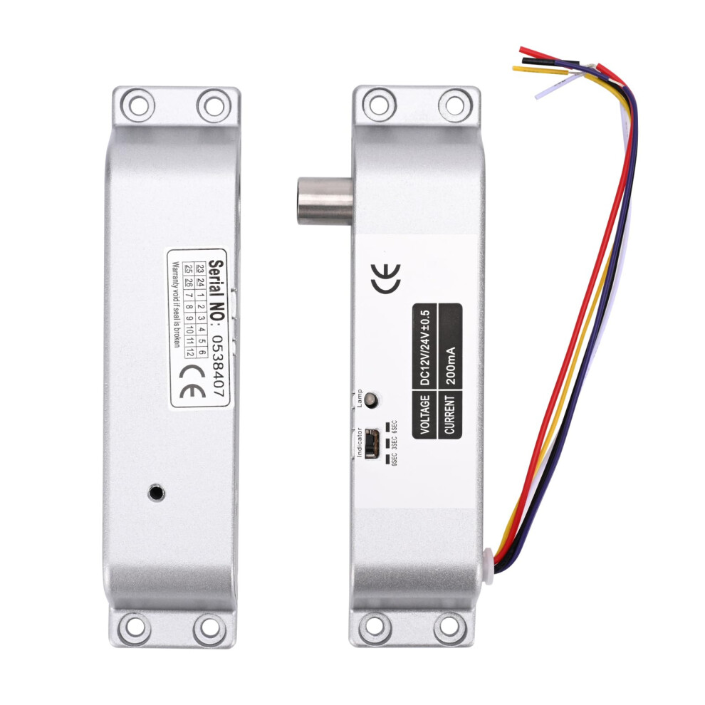 Electric Drop Bolt Lock 12V Fail Secure With Adjustable Time Delay For Access Control Doors 9771547125099