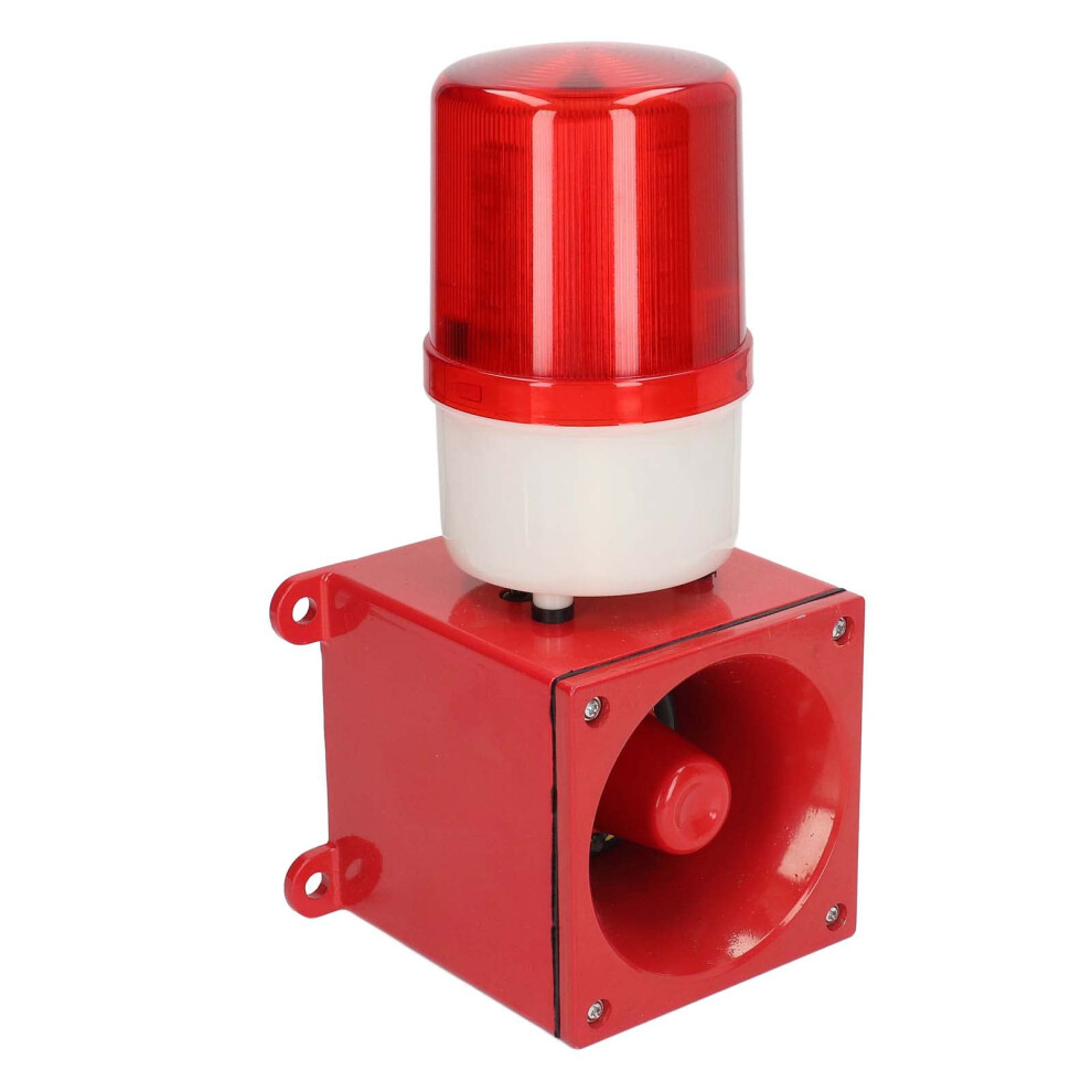 Industrial Alarm Siren 120Db With Bright Led Strobe Light Outdoor Waterproof Safety Warning 9073542399612