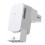 8 Pin PCIe GPU Power Adapter 90 Degree Angled Connector Aluminum Case for Desktop  Card White STD 1