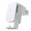 8 Pin PCIe GPU Power Adapter 90 Degree Angled Connector Aluminum Case for Desktop  Card White RVS 1
