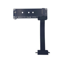 PCIe 3.0 X1 auf M.2 NVME-Adapter mit 90-Grad-Winkeldesign Unterstützt 2242/60/80 NVME SSD 10 cm