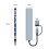 8 in 2 USB +Type C HUB Docking Station with 3.5mm Audio Jack Adapter  Card Reader Laptop Tablet Disk Converter 10