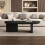 Black Oval Coffee Table, Spray-Painted MDF 1