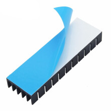 Aluminium Koellichaam Radiator Koellichaam voor Elektronische RAM-Chip LED SSD-Koeling met Thermisch Geleidende Tape 60x31x12mm