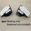 Magnetic Bracket for Split Keyboard Phone Tablets PC Detachable 360and Height Adjustable Bracket Game Accessories White 7