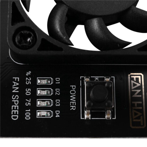 3X Argon Fan HAT for Raspberry Pi 4/ 3 Cooling Fan with Software Adjustable Speed / 40mm  Fan for Raspberry Pi4 1