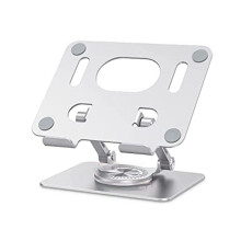 Opvouwbare, Verstelbare Laptophouder 360 Rotatie Tablethouder Al-Legering Stabiel Compatibel met Tablet
