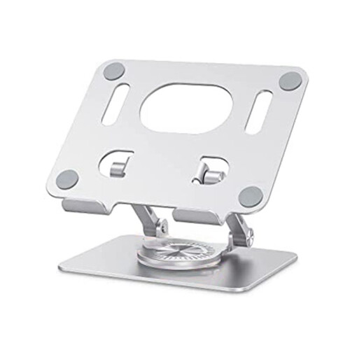 Foldable Adjustable Laptop Holder 360 Rotation Tablet Holder Al-Alloy Stable Compatible with Tablet