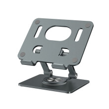 Opvouwbare Verstelbare Laptophouder 360 Rotatie Tablethouder Al-Legering Stabiel Compatibel met Tablet