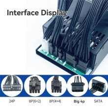 400W Netzteil ATX Vollmodulares Netzteil FLEX-Modul Netzteil Geräuscharm für Kleine 1U (Flex ITX) Computergehäuse