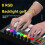 Portable MIDI Control Keyboard, USB, Sequencer Keyboard, Backlit Drum Pads, 8 Knobs, OLED, 25-Key Controller 3