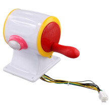 12V Wędkarski Ręczny Joystick z Korbką, Przycisk do Kontrolera do Gier Wideo Arcade
