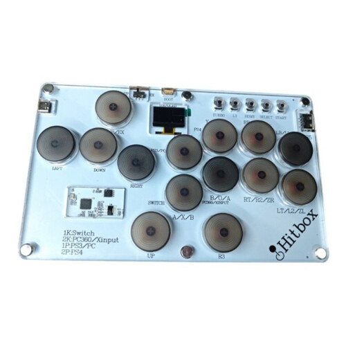 Hitbox Controller Arcade Fight Stick Joystick Keyboard SOCD No Delay for Raspberry Pi/PC/PS4/NS/PS5 Game Console 2