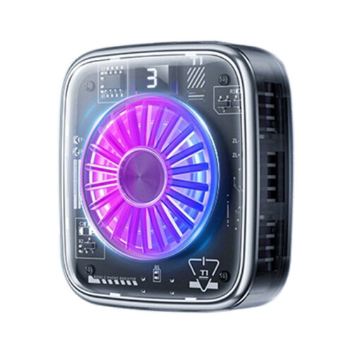 SR01 PRO Mobile Phone Game Cooler Number Show Magnetic Backpack Semiconductor Radiator for IOS/Android B