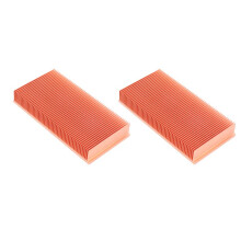 2X Pure Copper Heatsink 100X50X15mm Skiving Fin Heat Sink Radiator for Electronic RAM Chip LED VGA Cooling Cooler