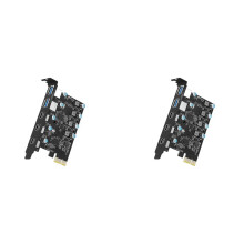 2X PCIe Expansion Card to 5 Port (3X USB C,2X USB 3.0-A ) PCI Express Expansion Card for Windows 10/8/7 OS 10.8.2
