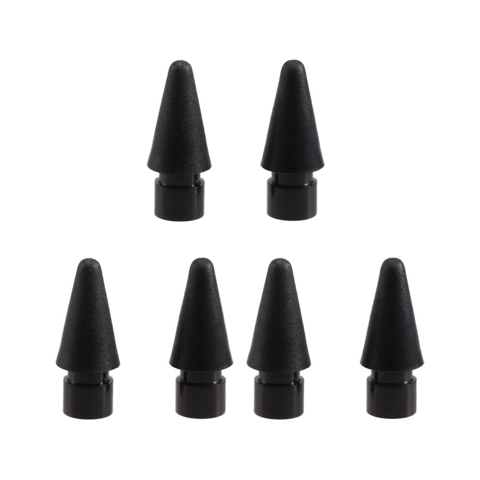 6 Pack Replacement Tip For Pencil Nibs For Pencil 1St & 2Nd Generation (Black) Black 6031498446012