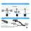 Metal Adjustable Arm Rest Wrist Support Extended Mouse Pad Armrest for Computer Ergonomic Hand Comfort Silver 3