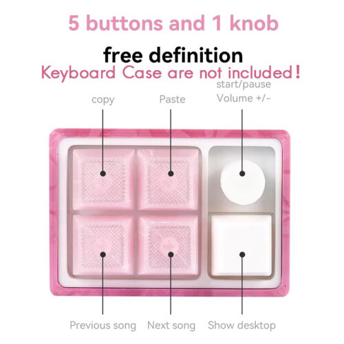 DIY 3D Printing  Keyboard Kit DIY RGB Mechanical Keyboard Button Customization for Win/MacOs DIY Gift 1